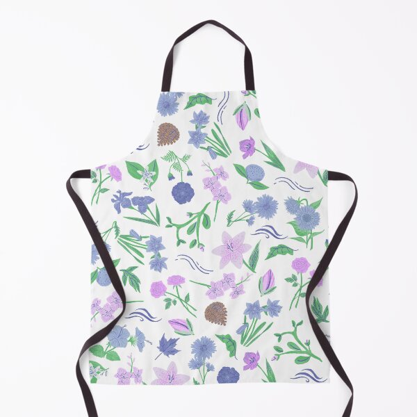 Item preview, Spring is around the corner (white, purple, blue) designed and sold by Dorina Larsdotter.