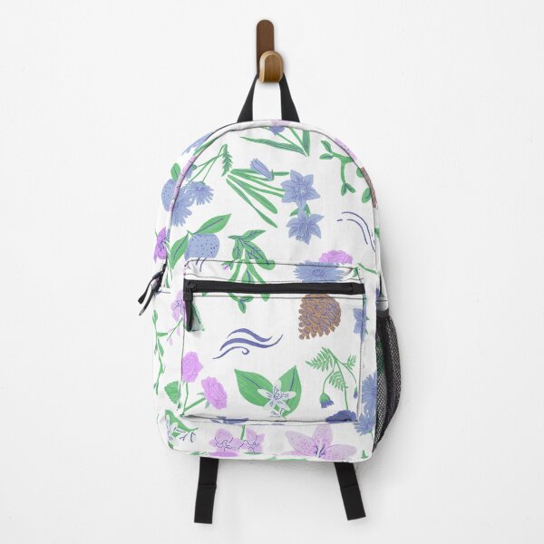Item preview, Spring is around the corner (white, purple, blue) designed and sold by Dorina Larsdotter.