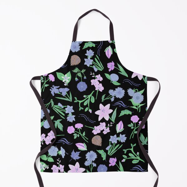 Item preview, Spring is around the corner (black, purple, blue) designed and sold by Dorina Larsdotter.