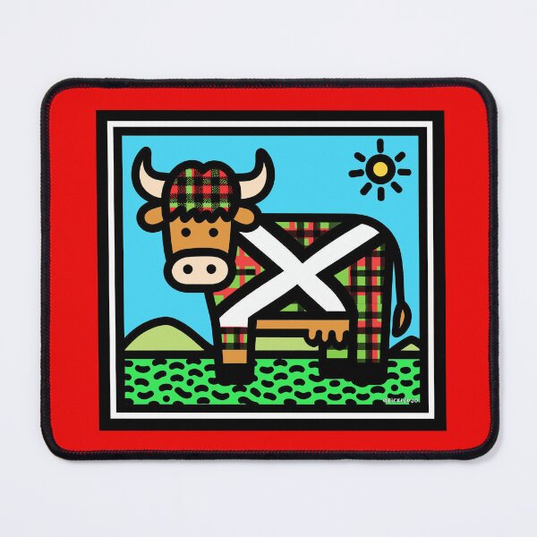 Item preview, Scottish Hairy Coo - Pop Art designed and sold by PickledjoArt.