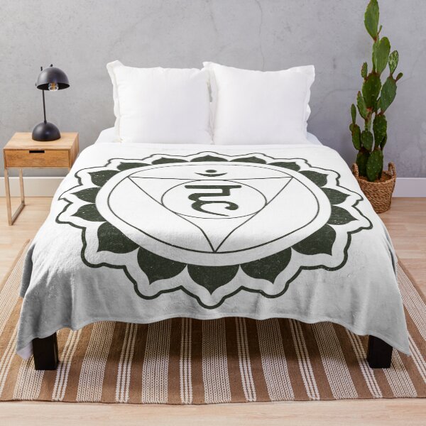 Item preview, Throat Chakra Mandala - Snow + Pine designed and sold by Irene Estelle.