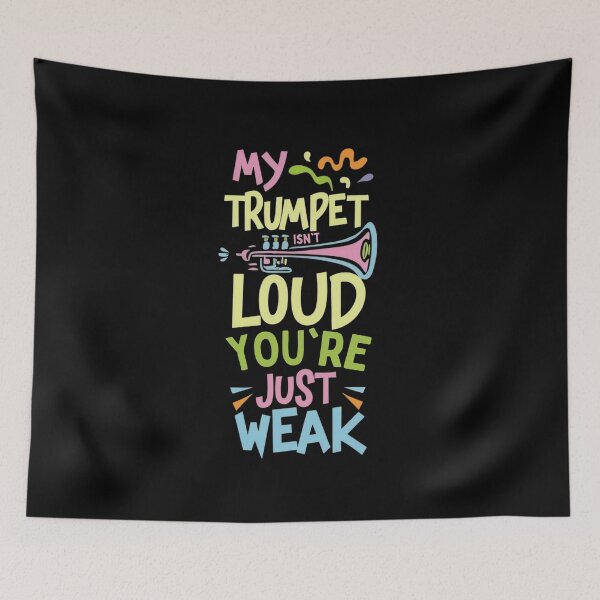 Item preview, Mi trompeta no suena fuerte, solo eres débil designed and sold by annoying-shirts.
