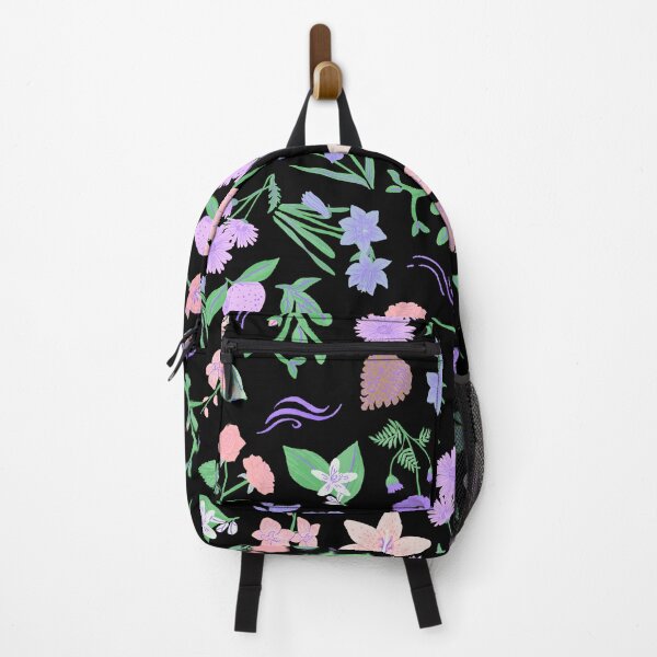 Item preview, Spring is around the corner (black, pink, purple) designed and sold by Dorina Larsdotter.