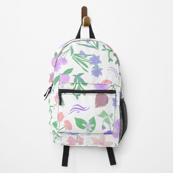 Item preview, Spring is around the corner (white, pink, purple) designed and sold by Dorina Larsdotter.