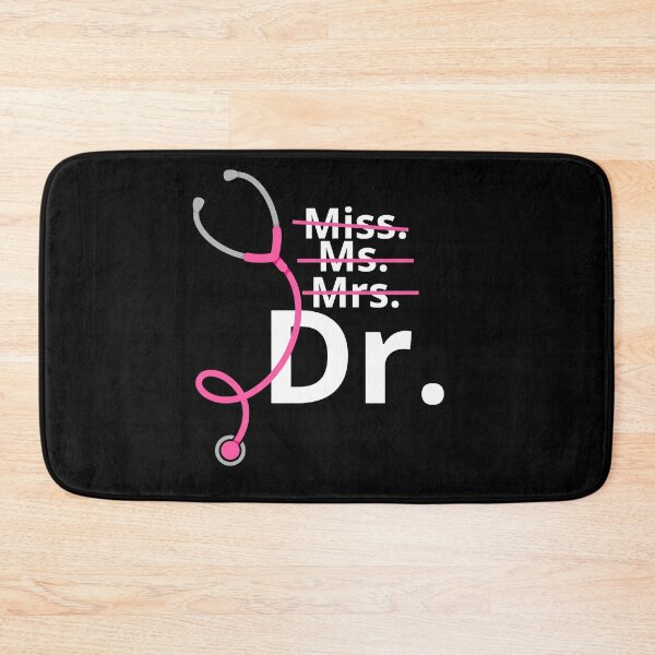 Item preview, Pink Stethoscope Miss. Ms. Mrs. Dr. Gifts For Doctors designed and sold by Paula-Ziolek.