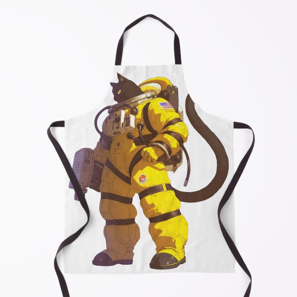 Item preview, Illustration of a Cat in Firefighter Gear designed and sold by kitidach-create.