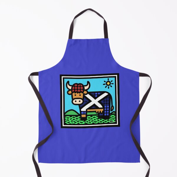 Item preview, Blue Scottish Hairy Coo - Pop Art designed and sold by PickledjoArt.