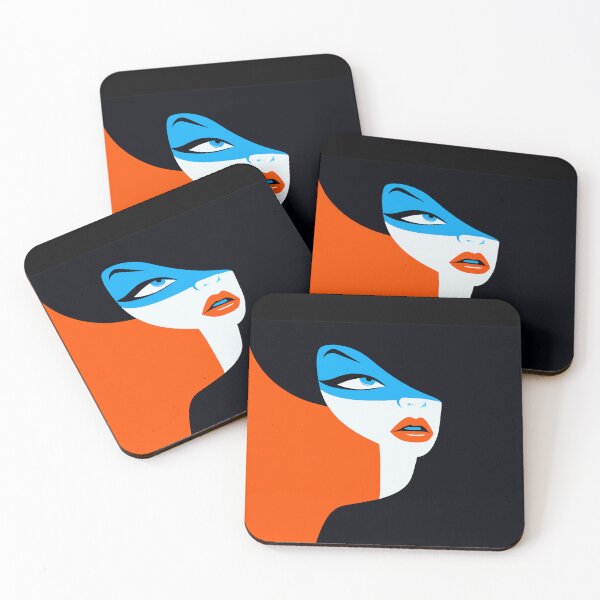 Item preview, abstract portrait of a woman designed and sold by Mike Kiev art.