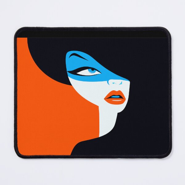 Item preview, abstract portrait of a woman designed and sold by Mike Kiev art.