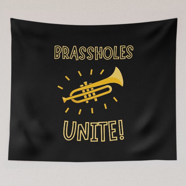 Item preview, Trumpet Brassholes unite! designed and sold by annoying-shirts.