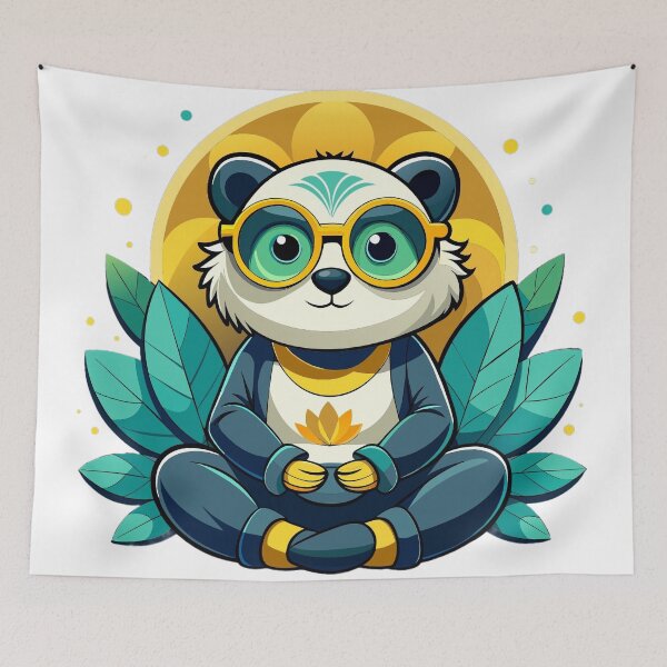 Item preview, cute zen panda designed and sold by Arextr.