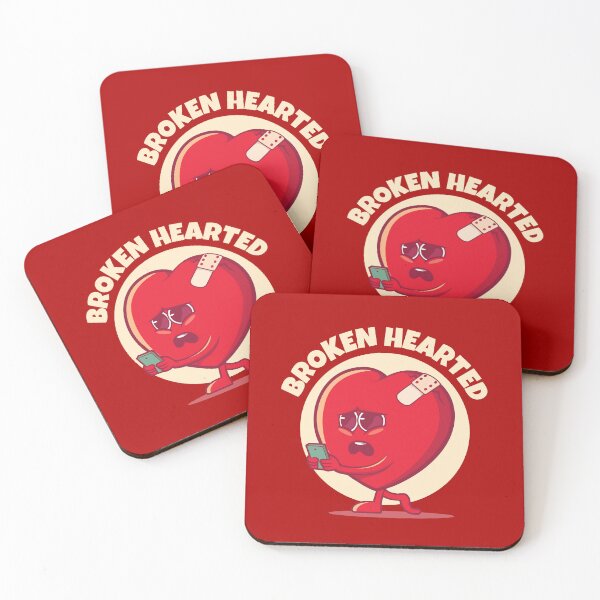 Item preview, Broken hearted broken heart (on dark colors) designed and sold by messy-nessie.