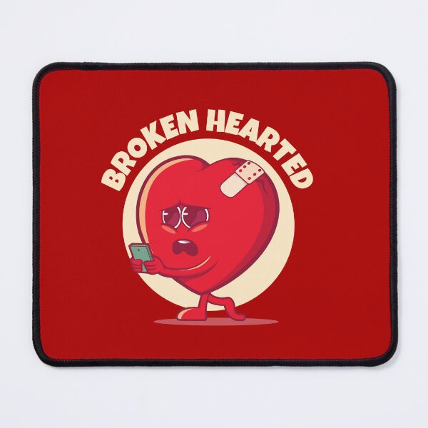 Item preview, Broken hearted broken heart (on dark colors) designed and sold by messy-nessie.