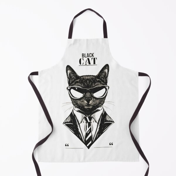 Item preview, Black Cat Bodyguard Crazy Vintage Funny Cat Owner designed and sold by ratchawoot.