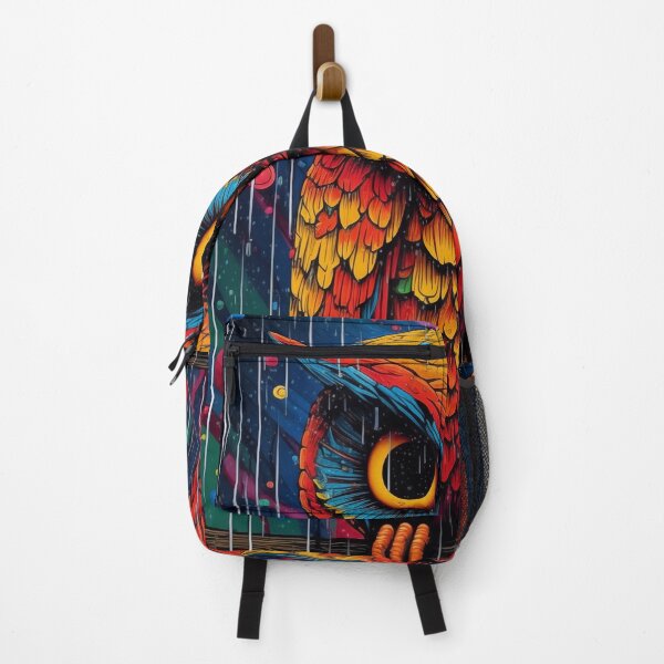 Item preview,  bird owl colorful art designed and sold by Rockwpapart.