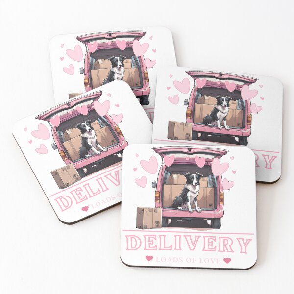 Item preview, Valentine Dog Love Delivery Border Collie Dog designed and sold by GoodyPaws.