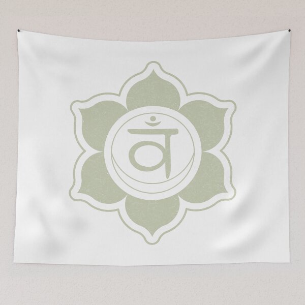 Item preview, Sacral Chakra Mandala - Snow + Tea designed and sold by Irene Estelle.