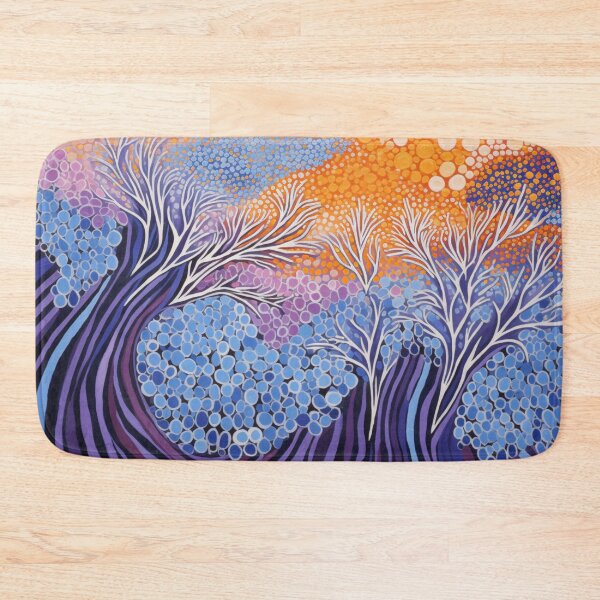 Item preview, Aboriginal Inspired Dot Art - With Trees designed and sold by GrinGalore.
