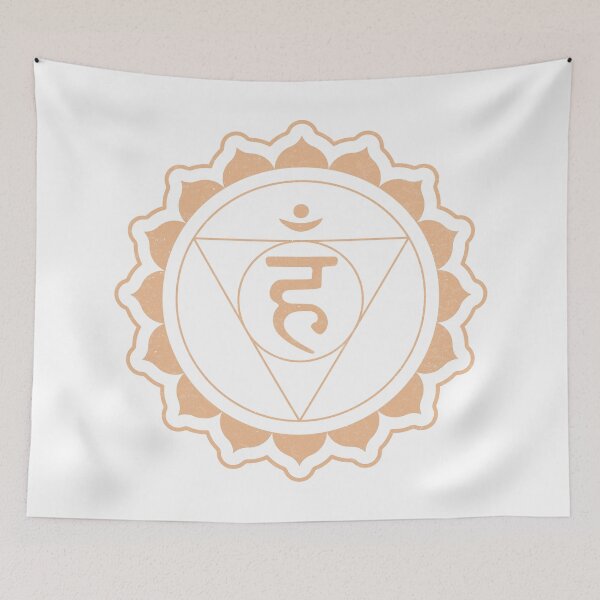 Item preview, Throat Chakra Mandala - Snow + Melon designed and sold by Irene Estelle.
