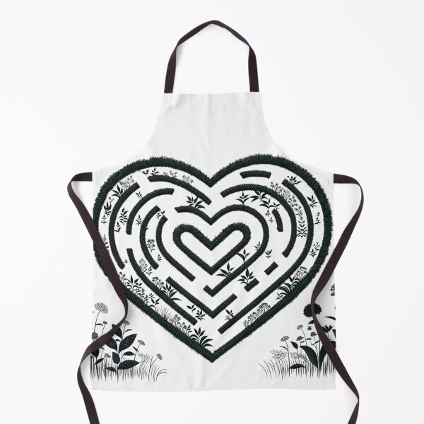 Item preview, Love's Labyrinth - Heart-Shaped Botanical Maze designed and sold by SADStyleDesigns.