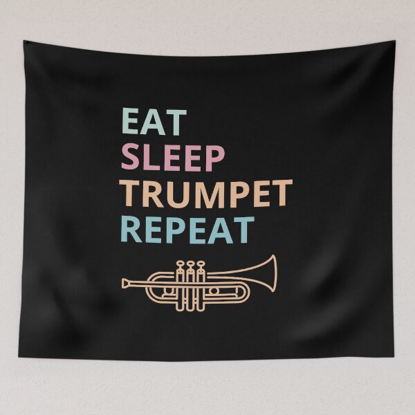 Item preview, Eat sleep trumpet repeat designed and sold by annoying-shirts.