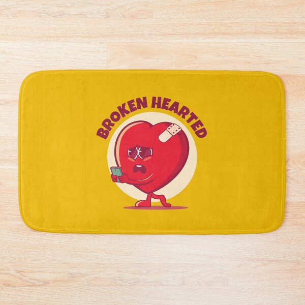 Item preview, Broken hearted broken heart (on light colors) designed and sold by messy-nessie.