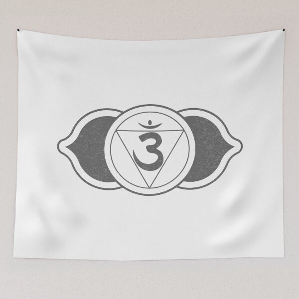 Item preview, Third Eye Chakra Mandala - Snow + Slate designed and sold by Irene Estelle.