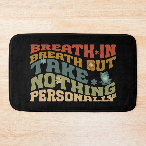 Item preview, Groovy Yoga Cat Breathe In Breathe Out Take Nothing Personally designed and sold by Lelijo.