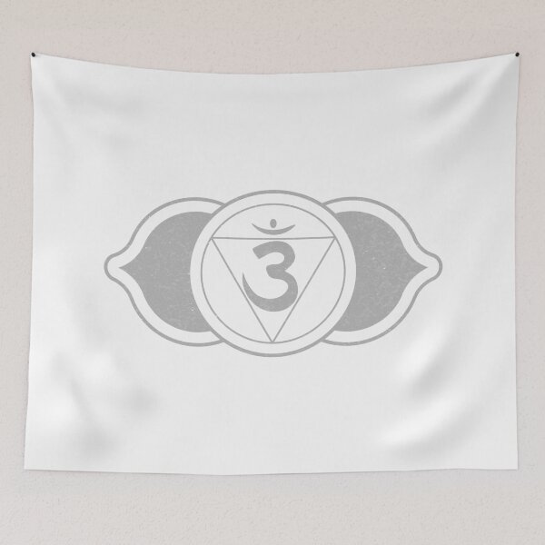 Item preview, Third Eye Chakra Mandala - Snow + Fog designed and sold by Irene Estelle.