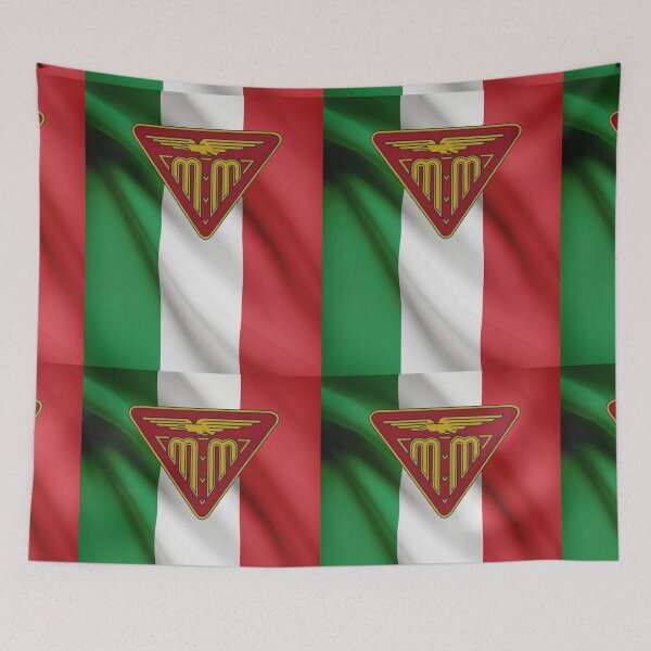Item preview, moto morini logo on italian flag designed and sold by ianearthcore.