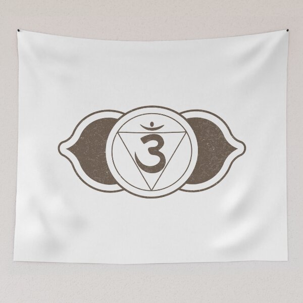 Item preview, Third Eye Chakra Mandala - Snow + Earth designed and sold by Irene Estelle.
