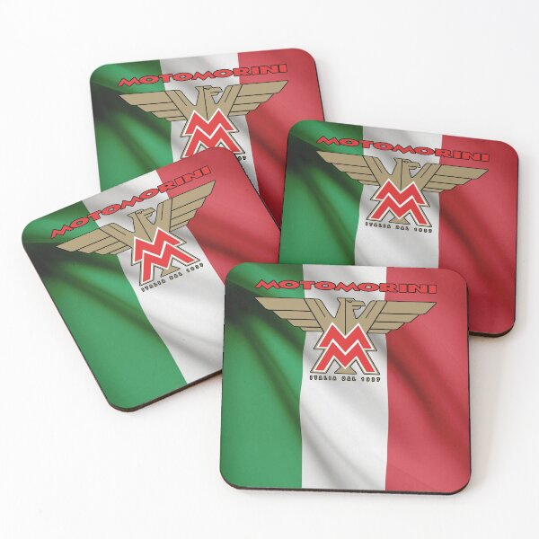 Item preview, Classic moto morini logo on italian flag designed and sold by ianearthcore.