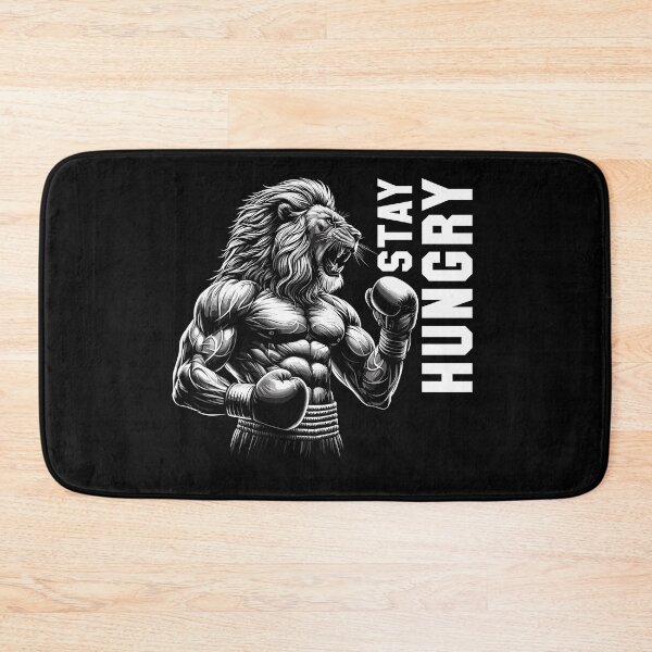 Item preview, Lion roars stay hungry boxer fighter boxing gift designed and sold by Pineapple-Tree.