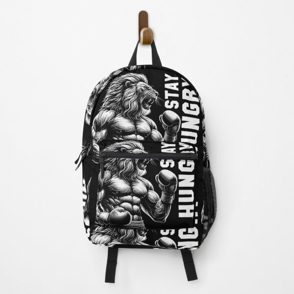 Item preview, Lion roars stay hungry boxer fighter boxing gift designed and sold by Pineapple-Tree.