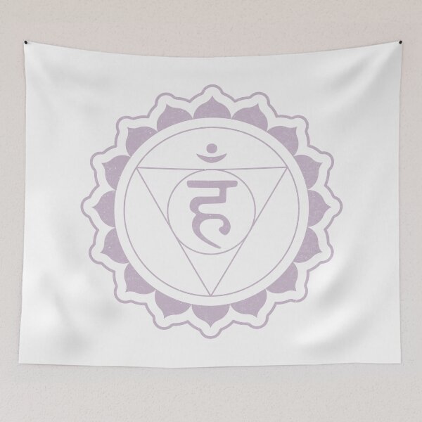 Item preview, Throat Chakra Mandala - Snow + Dust designed and sold by Irene Estelle.