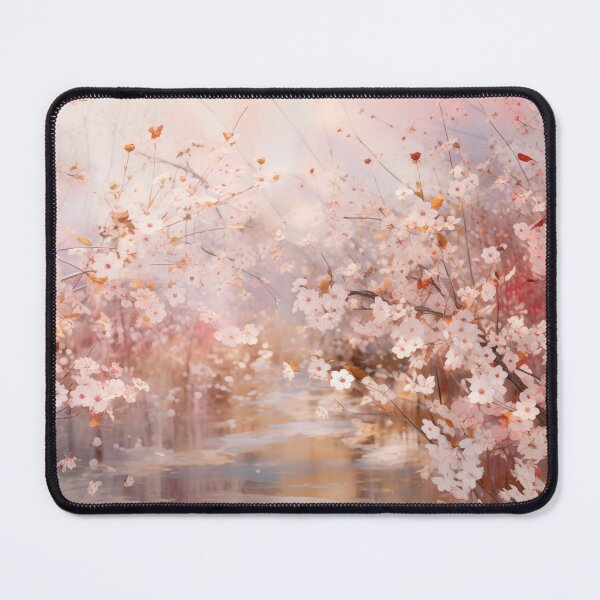 Item preview, Pink flowered waterway designed and sold by VideoRoadie.