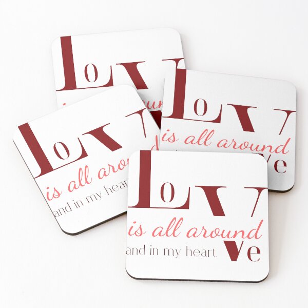 Item preview, Love is all around and in my heart designed and sold by MinhVV.