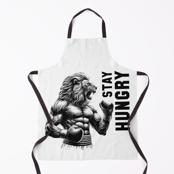 Item preview, Lion roars stay hungry boxer fighter boxing gift designed and sold by Pineapple-Tree.