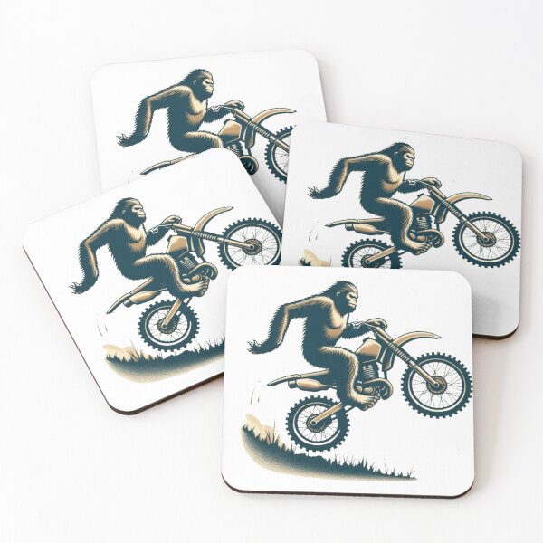 Item preview, Bigfoot on a dirt bike  designed and sold by AresArts.