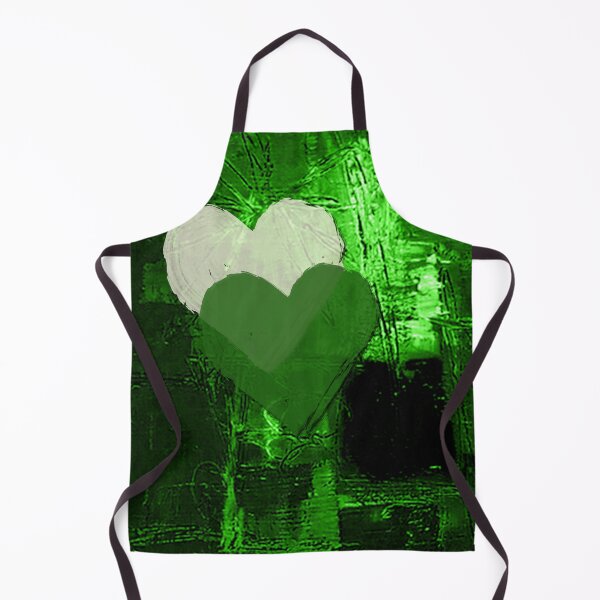 Item preview, Hearts on green background, portrait designed and sold by a3-studio.