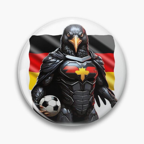 Item preview, Germany European Championship European Football Raven Fan designed and sold by BearsAndSkulls.
