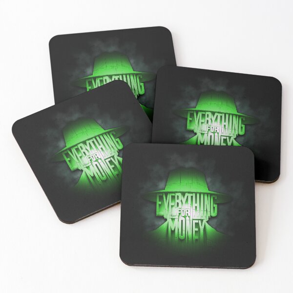 Item preview, everything for money, green, It's Time, Freedom, moon designed and sold by CrisMor-Art.