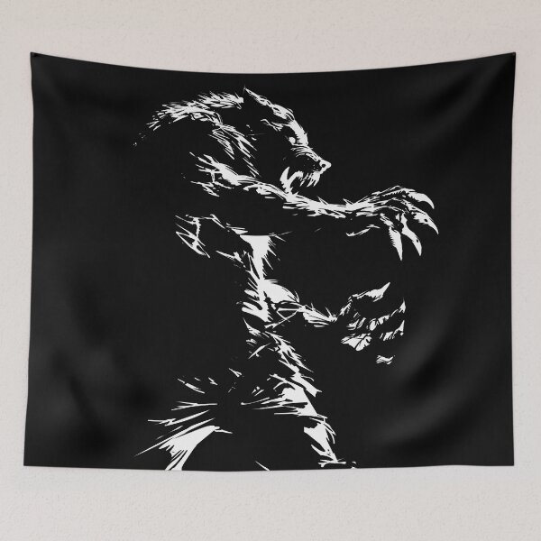 Item preview, Nocturnal Revenge Shadow Wolf designed and sold by Spookyashell.