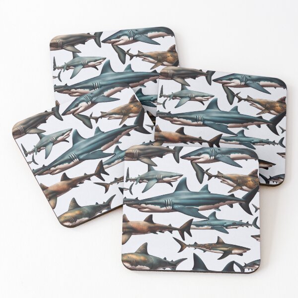 Item preview, A Shiver Of Sharks designed and sold by Joanne Walsh.
