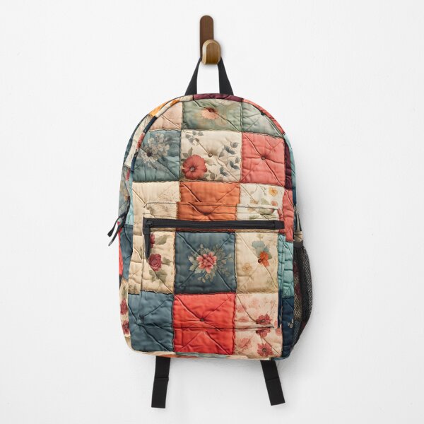 Artikelvorschau,  Geometrisches Patchwork-Quiltmuster im Vintage-Stil entworfen und verkauft von SecretDicer.