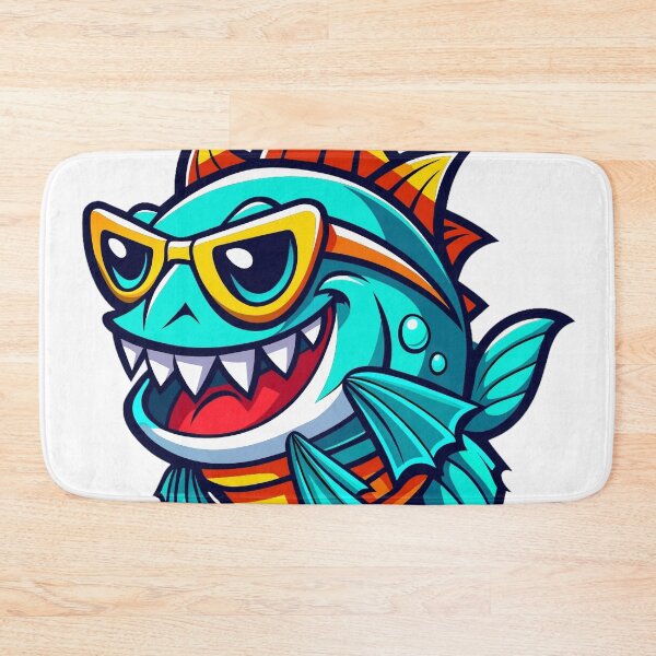 Item preview, graffiti art a cool fish with sunglasses designed and sold by Arextr.