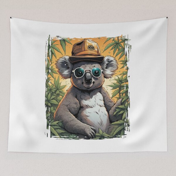 Item preview, Koala Farmer Cannabis Marijuana Grower Strain Product Label Package Design designed and sold by DabGraphic.