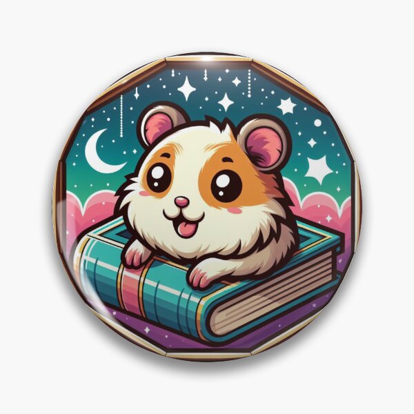 Item preview, Happy Hammy Awesome Hamster Cartoon Illustration Drawing designed and sold by CoffeeIsATrip.