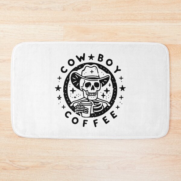 Item preview, Skull Cowboy Coffee Emblem designed and sold by NatthyDesign.