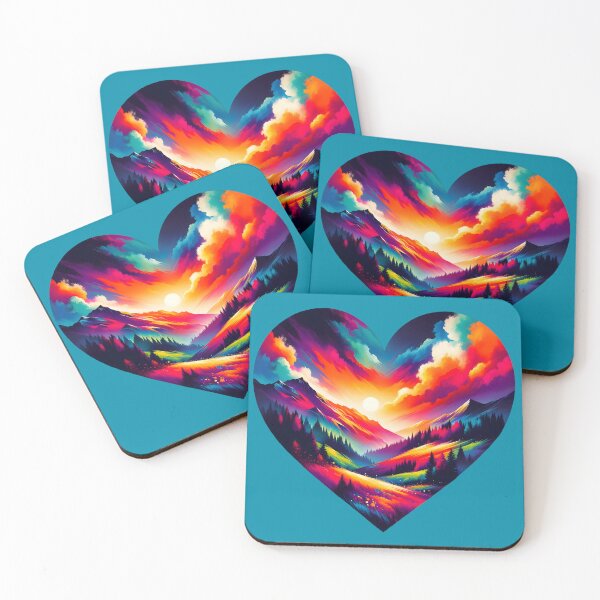 Item preview, Double Exposure Heart Landscape designed and sold by FrostyFrisby.